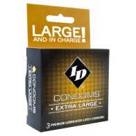 ID Extra Large Condoms 3 Pack