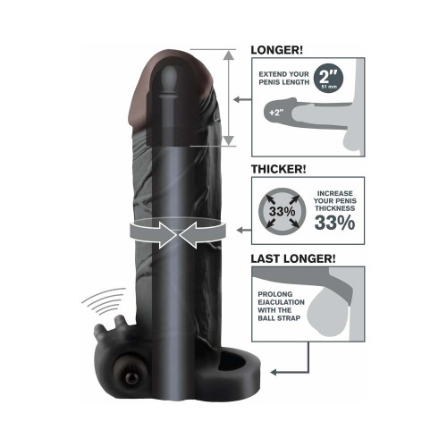 Fantasy X-tensions 2 Inch Vibrating Extension for Enhanced Pleasure