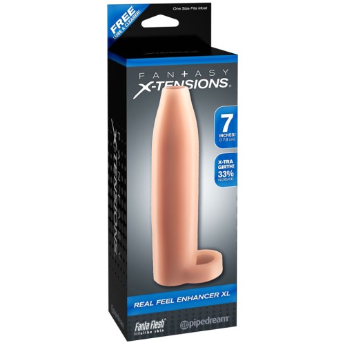 Pipedream Fantasy X-tensions 7 in. Aumento de Sensaciones XL Beige