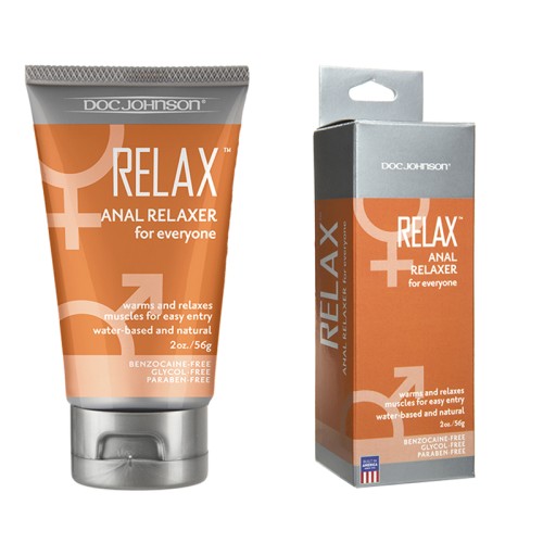 Relax Anal Relaxer 2oz for Comfort and Preparation