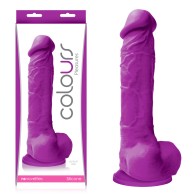 Dildo Morado de 8" Colours Pleasures