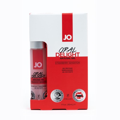 JO Gel de Arousal para Oral Sabor Fresa 1 oz.