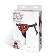 Arnés Strap-On Corazón Rojo Lux Fetish