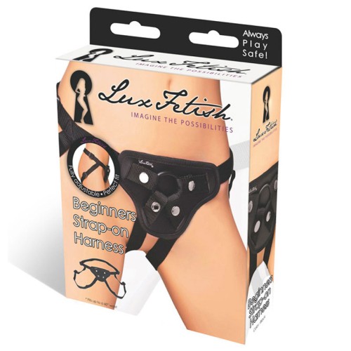 Arnés Strap-On Ajustable Lux Fetish Negro