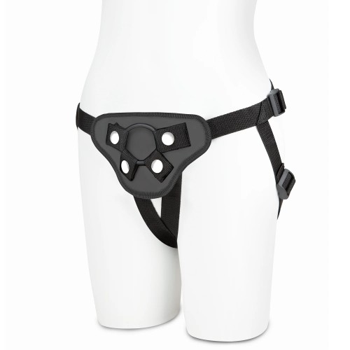 Lux Fetish Adjustable Strap-On Harness Black