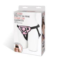 Arnés Strap-On Pretty in Pink de Lux Fetish