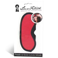 Máscara de Amor Peek-A-Boo Lux Fetish Roja