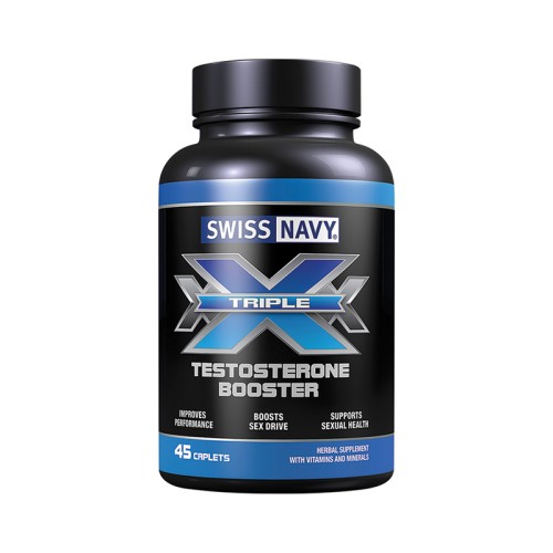 Aumentador Natural de Testosterona Triple X para Fuerza y Energía