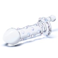 Dildo de Vidrio Rotatorio para Estimulación del Punto G