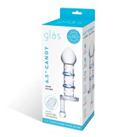 Dildo de Vidrio Rotatorio para Estimulación del Punto G