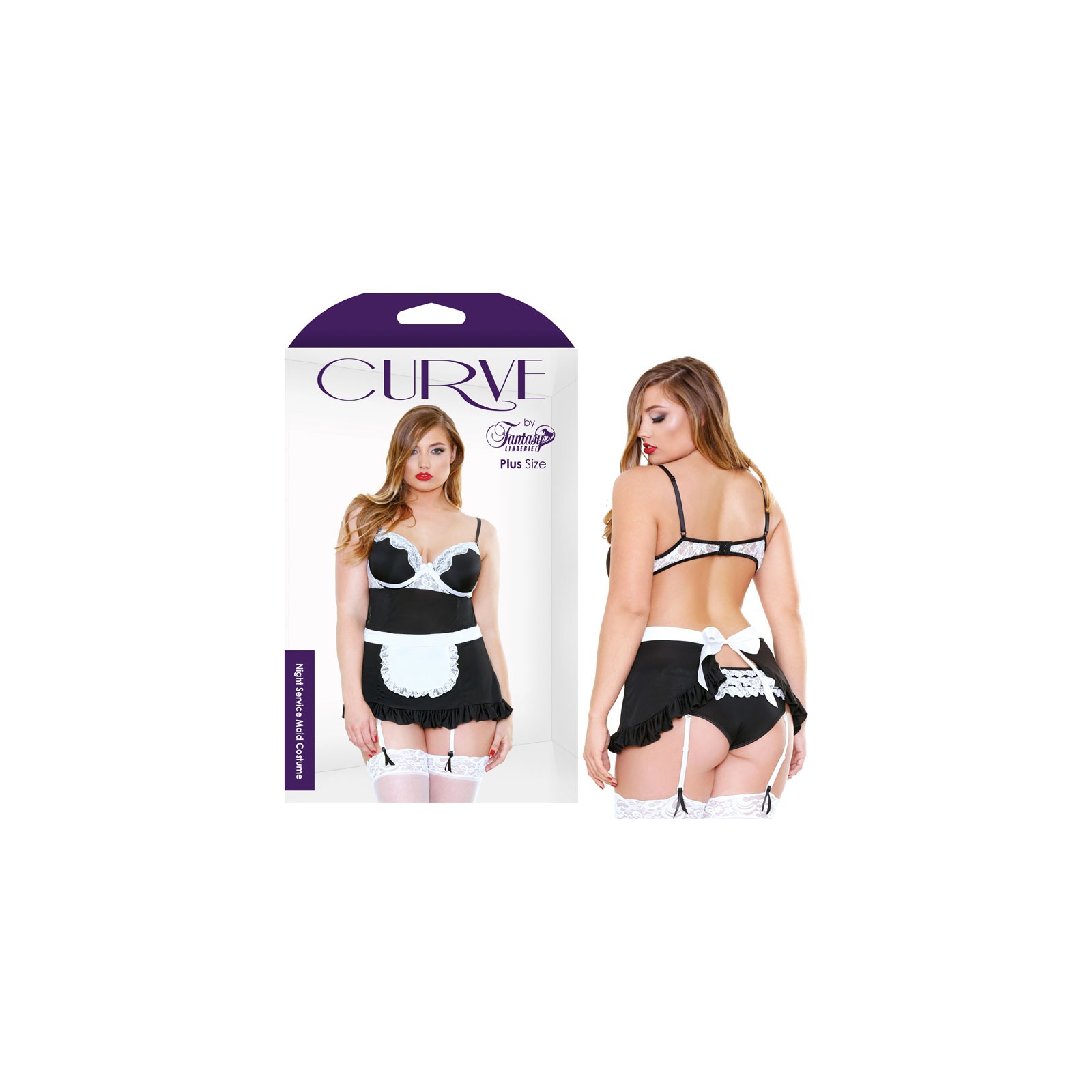 Fantasy Lingerie Curve Maid Costume