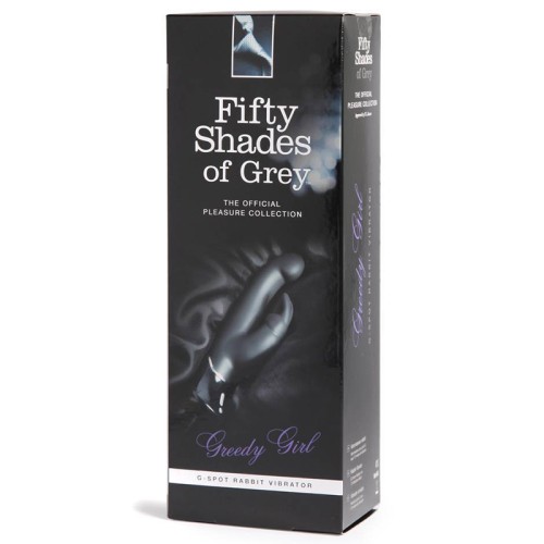 Cincuenta Sombras de Grey Vibrador Conejito G-Spot Greedy Girl