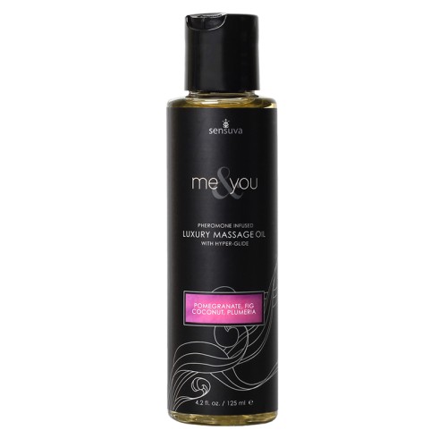 Sensuva Me & You Aceite de Masaje Infundido con Pheromonas