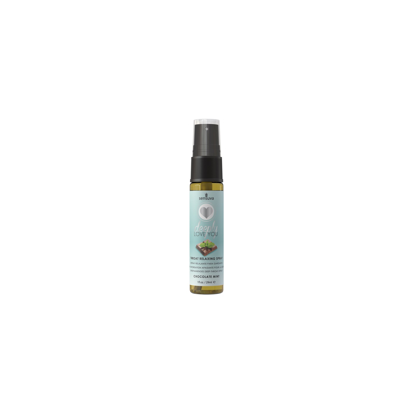 Sensuva Deeply Love You Throat Relaxing Spray Chocolate Mint 1 oz.