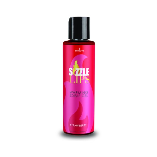 Gel Comestible Calentador Sensuva Sizzle Lips - Placer Intenso