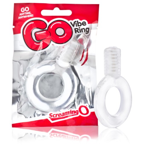 Screaming O Anillo Vibrador GO Claro – Mejora Erecciones