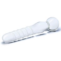 Dildo de Cristal Transparente Joystick de 8 Pulgadas