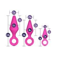 Luxe Candy Rimmer Silicone Anal Plug Kit