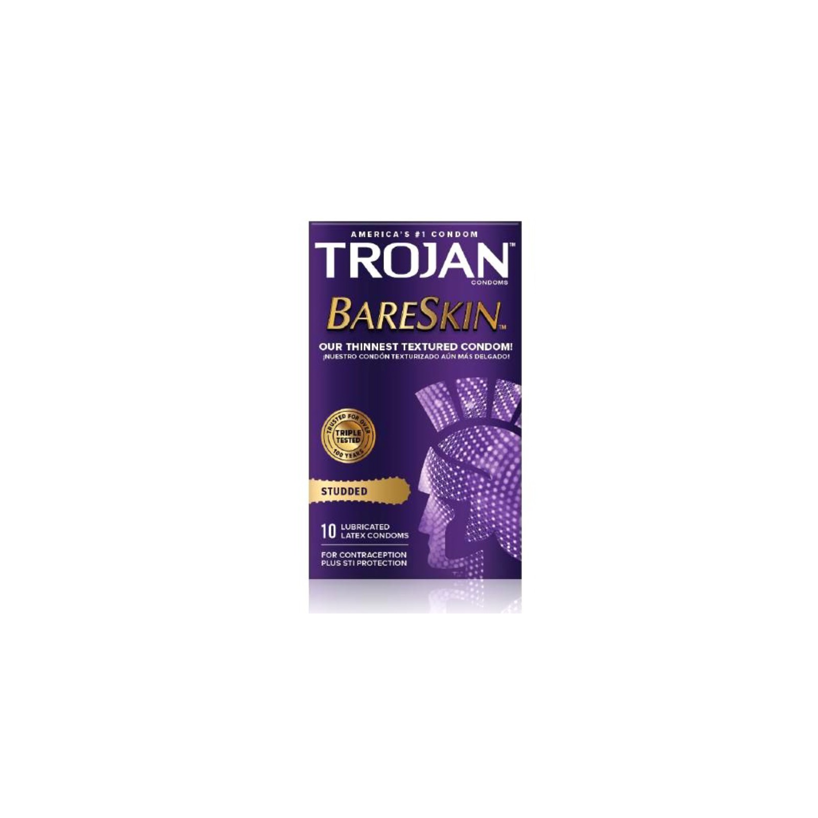 Condones Trojans Bareskin con Estrellas