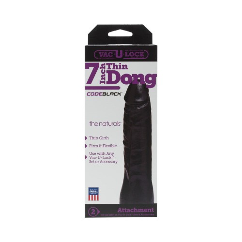 Vac-U-Lock Dong Delgado de 7 Pulgadas