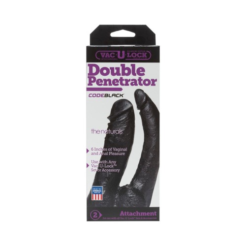 Vac-U-Lock Doble Penetrador CODEBLACK