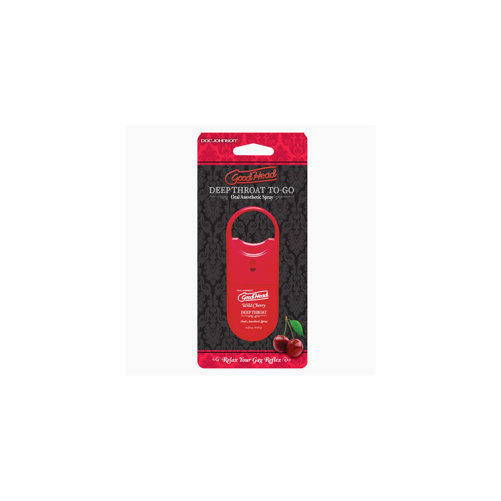 Goodhead to Go Deep Throat Spray Wild Cherry