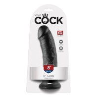 Dildo Realista King Cock de 8 Pulgadas para Placer Definitivo