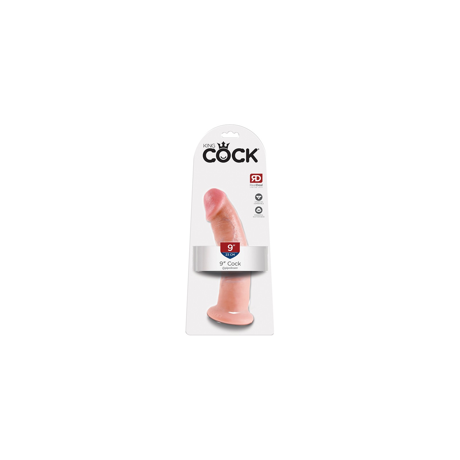 Dildo Realista Pipedream King Cock 9 Pulgadas Beige