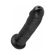 Pipedream King Cock Dildo Realista de 9 in. con Succión Negro