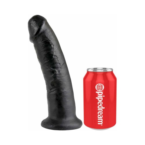 Pipedream King Cock Dildo Realista de 9 in. con Succión Negro