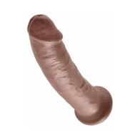 Pipedream King Cock 9 in. Realistic Dildo with Suction Cup Brown