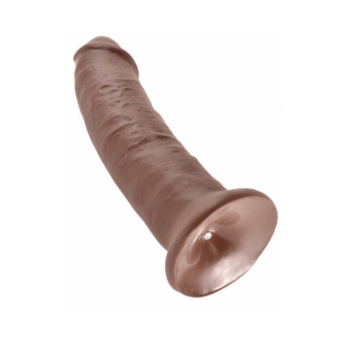 Pipedream King Cock 9 in. Realistic Dildo with Suction Cup Brown