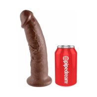 Pipedream King Cock Dildo Realista de 9 in. con Ventosa Marrón