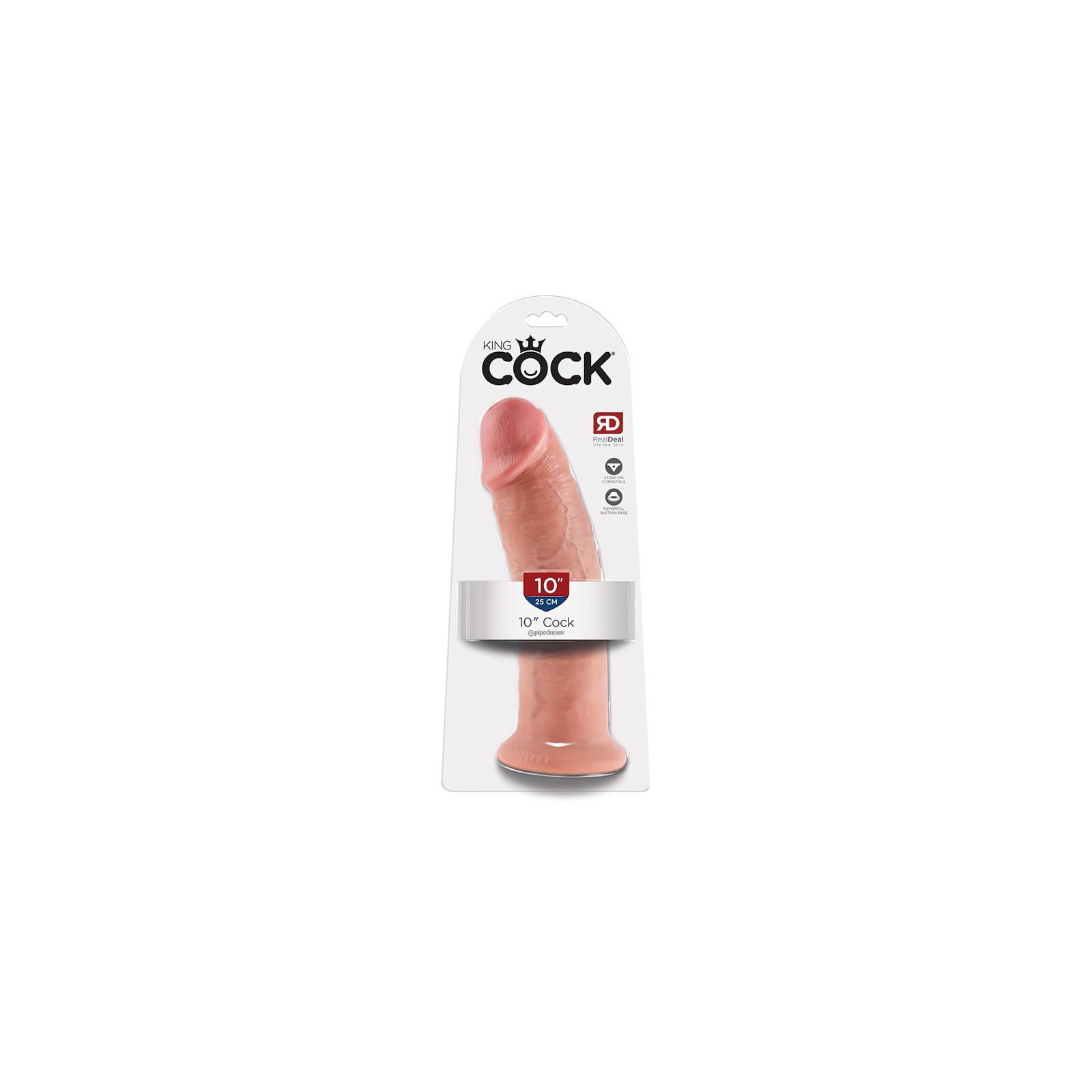 Pipedream King Cock 10 in. Dildo - Ultimate Realism