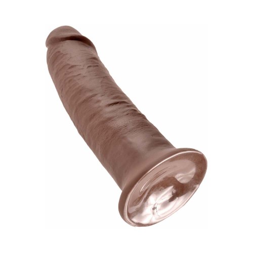 Pipedream King Cock 10 in. Realistic Dildo Brown