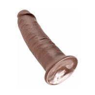 Dildo Realista Pipedream King Cock 10 in. Marrón