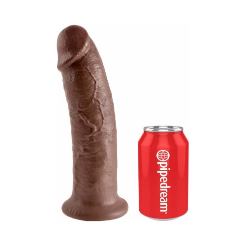 Pipedream King Cock 10 in. Realistic Dildo Brown