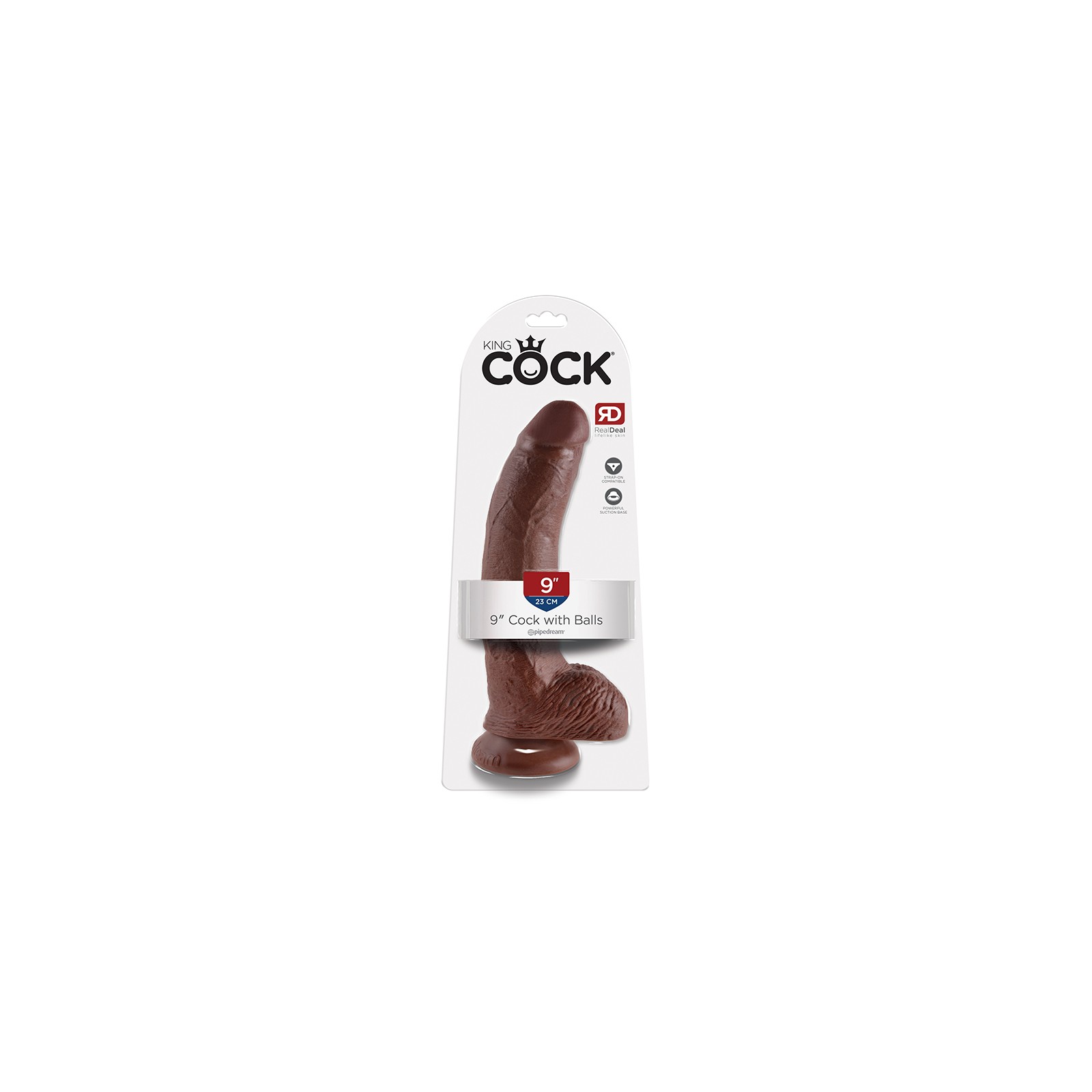 Pipedream King Cock 9 inch Realistic Dildo with Suction