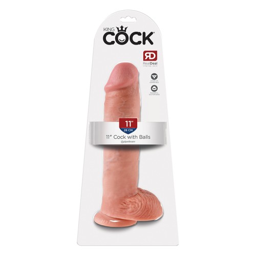 Pipedream King Cock 11 Realistic Dildo with Suction Cup