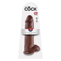 Pipedream King Cock 12 in. Dildo with Balls