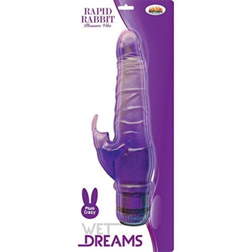 Vibrador Conejito Rápido Wet Dreams Morado