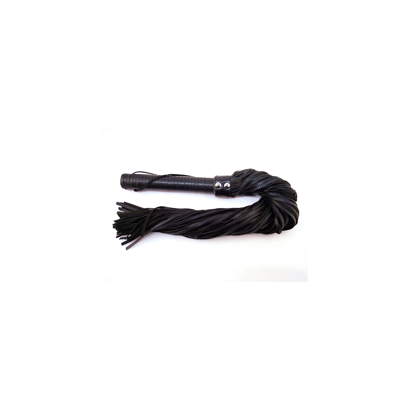 Rouge Flogger with Leather Handle