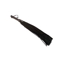 Rouge Flogger Suede Leather Handle Black