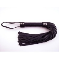 Flogger de Cuero Rouge Estilo H Negro