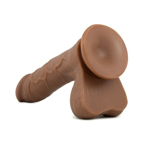 X5 Grinder Dildo Realista de 8.5 in. con Testículos Tan