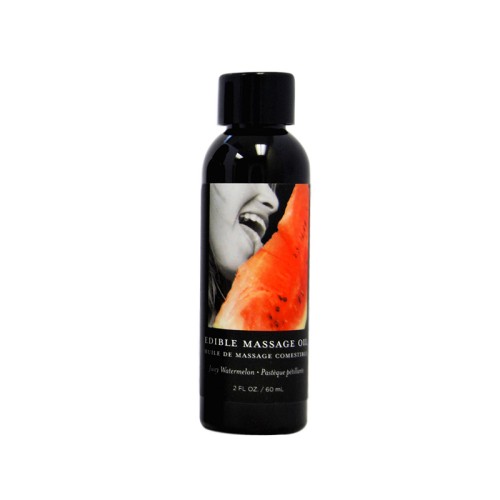 Aceite de Masaje Comestible Watermelon 2oz Earthly Body