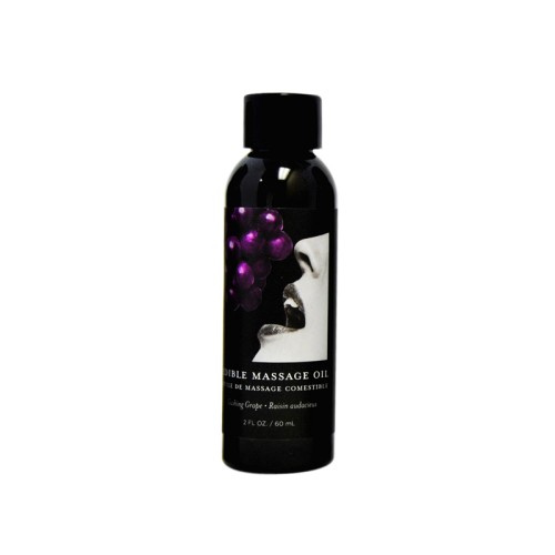 Edible Massage Oil Grape - Smooth & Vegan