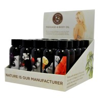 Earthly Body Edible Massage Oil Display