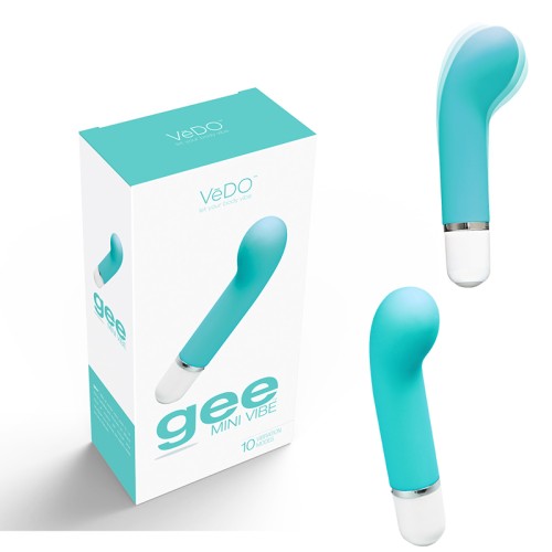 Mini Vibrador VeDO Gee Tease Me Turquesa