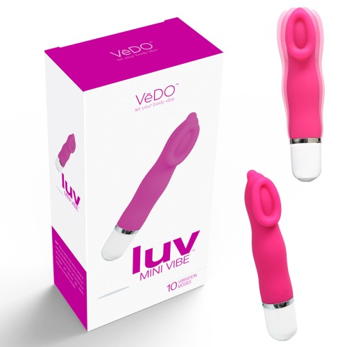 VeDO Luv Mini Vibe Caliente en la Cama Rosa